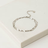 Cleo Double Bracelet Silver