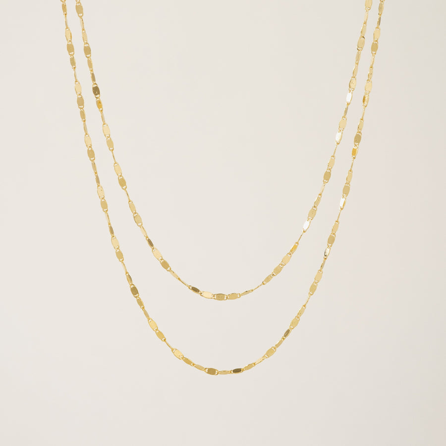Cleo Layered Necklace Gold