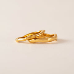 Coral Ring Stack Set