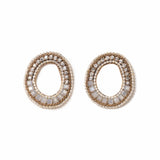 Curva Front Facing Hoop Earrings