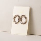 Curva Front Facing Hoop Earrings