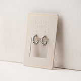 Dawson Hoop Earrings Silver