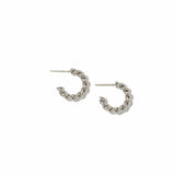 Dawson Hoop Earrings Silver