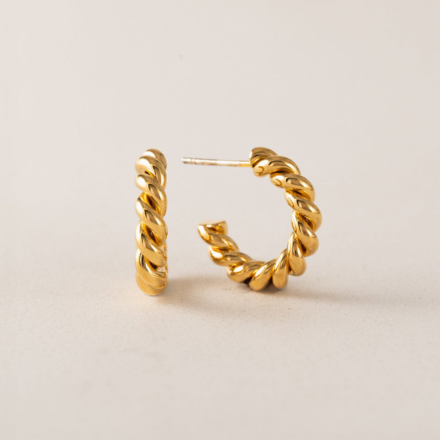 Dawson Hoop Earrings Gold