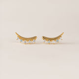 Dewdrop Climber Earrings