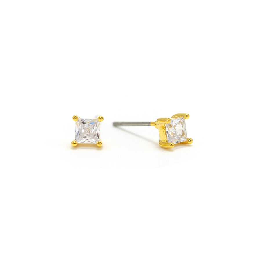 Diamond Crystal Fete Stud Earrings