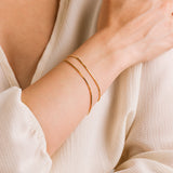 Dion Layered Bracelet Gold