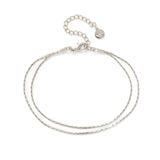 Dion Layered Bracelet Silver