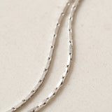 Dion Layered Necklace Silver