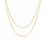 Dion Layered Necklace Gold