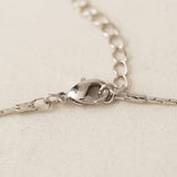 Dion Long Necklace Silver