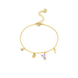 Down The Rabbit Hole Charm Bracelet