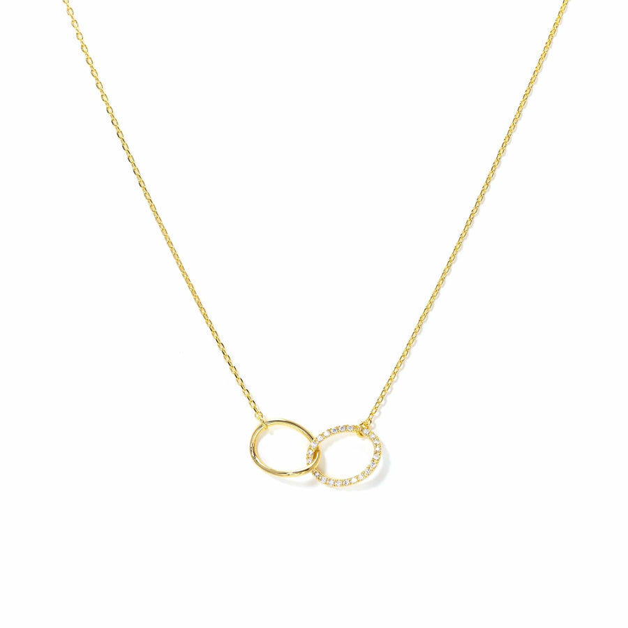 Encore Pave Necklace Gold