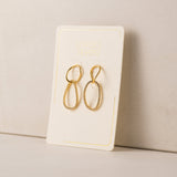Encore Pave Small Linked Hoop Earrings