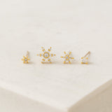 Etoile Ear Stack Earrings Gold