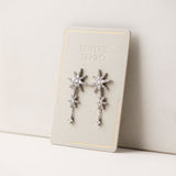 Etoile Star Drop Earrings Silver