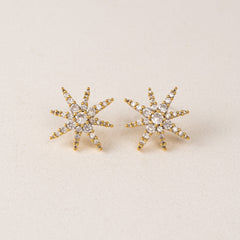 Etoile Star Stud Earrings Gold