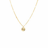 Everly Circle Necklace Gold