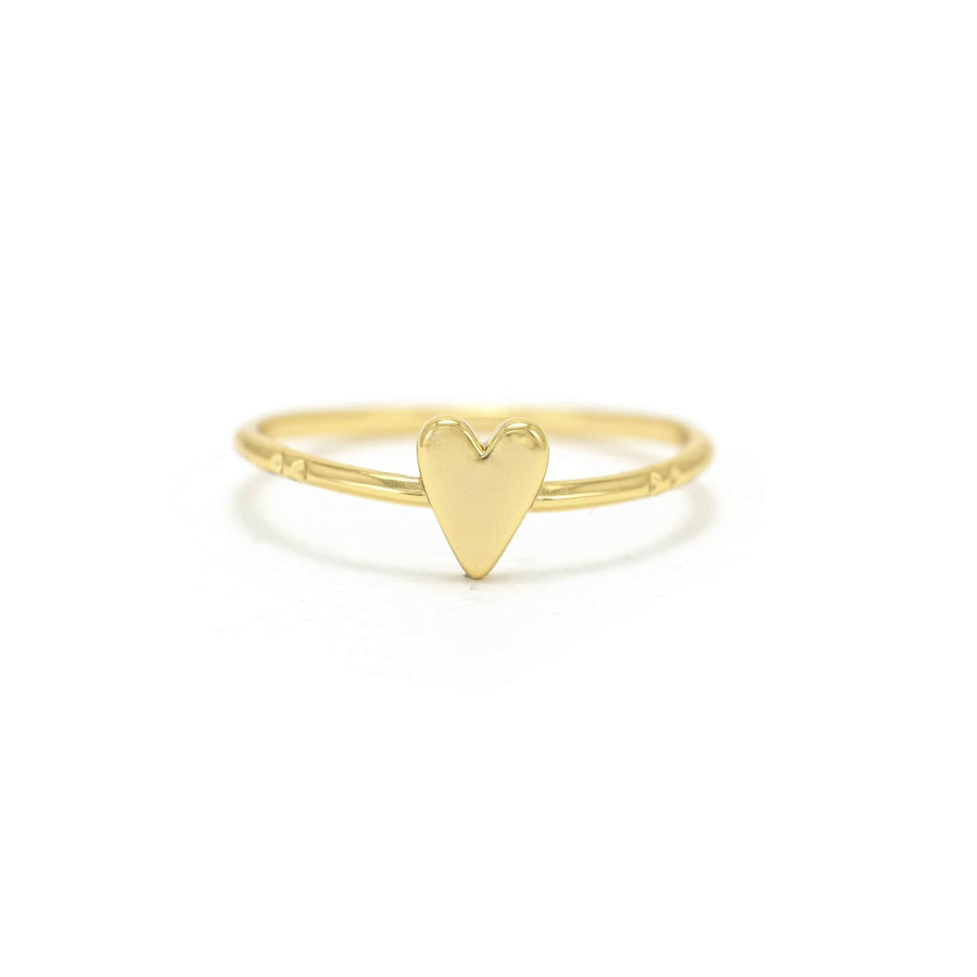 Everly Heart Ring Gold