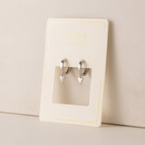 Everly Heart Huggie Hoop Earrings