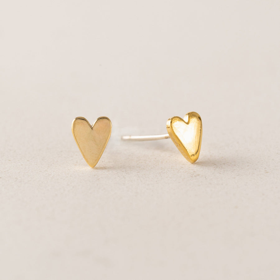 Everly Heart Stud Earrings