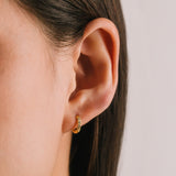 Evie 10mm Huggie Hoop Earrings