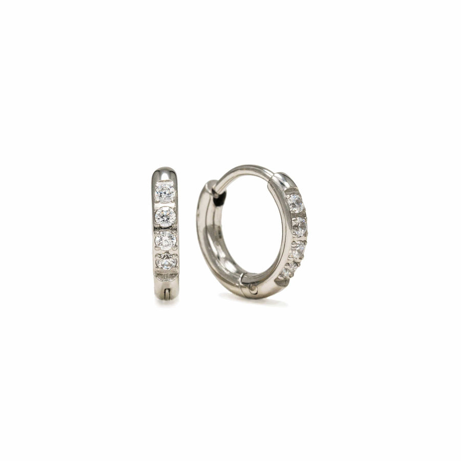 Evie 10mm Huggie Hoop Earrings