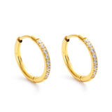 Evie 15mm Hoop Earrings