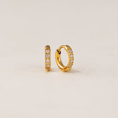 Evie 10mm Huggie Hoop Earrings