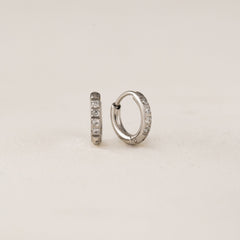 Evie 10mm Huggie Hoop Earrings