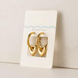 Flirt Heart Hoop Earrings