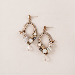 Flora Deco Drop Earrings