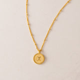 Gemini Horoscope Necklace