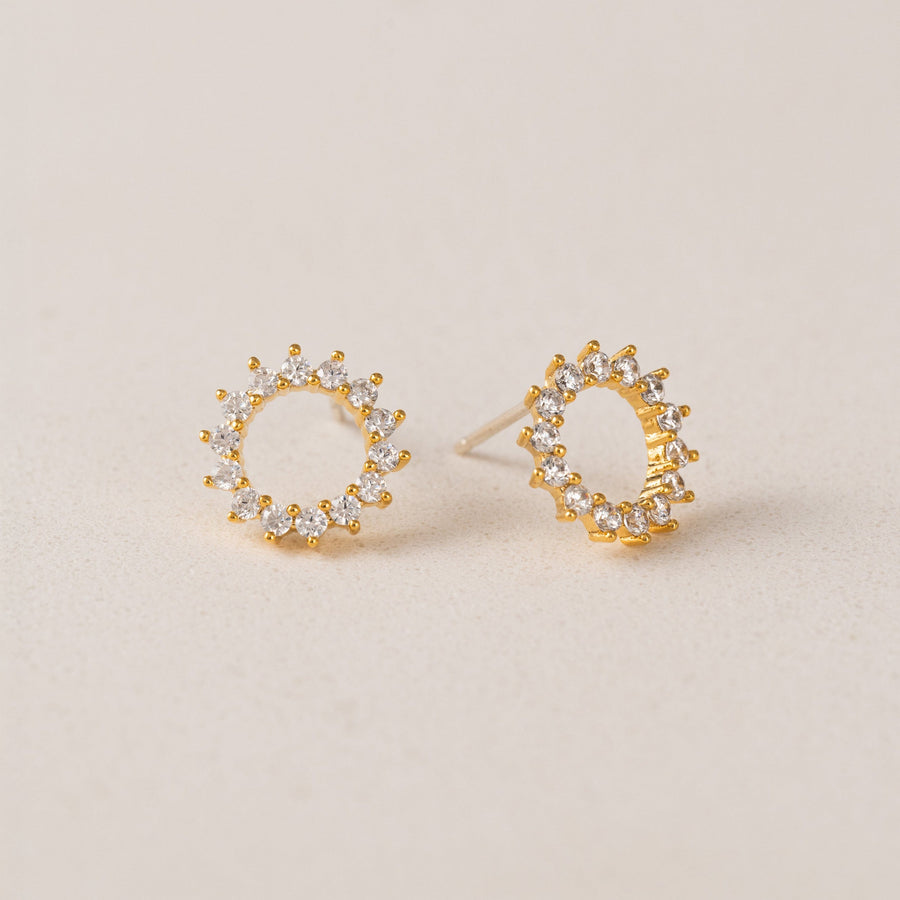 Halo Stud Earrings