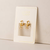 Harlowe Huggie Hoop Earrings