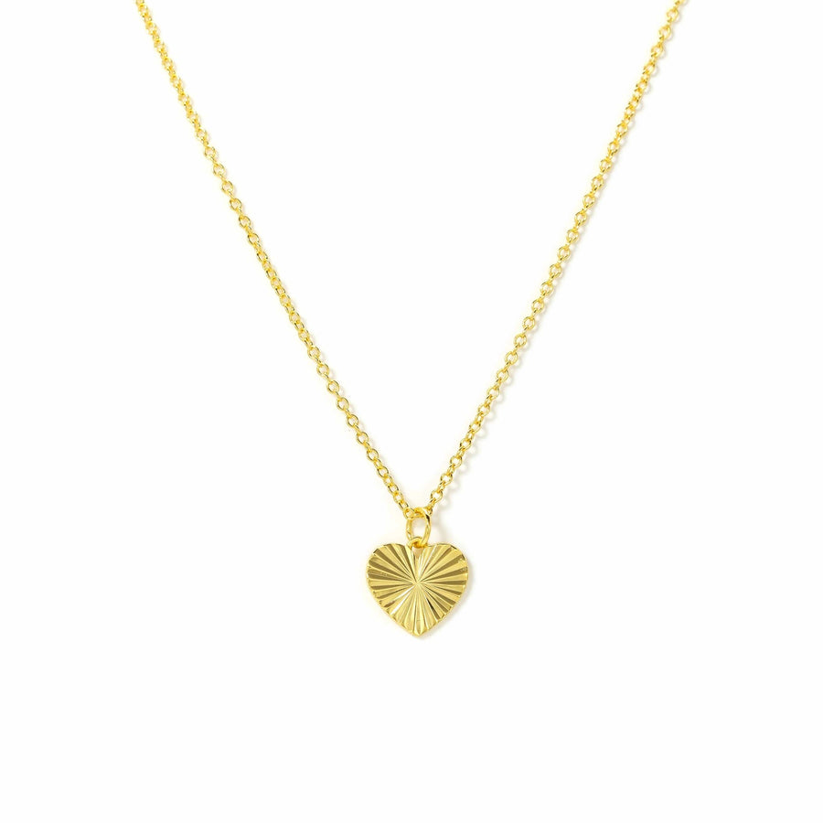 Heart Fluted Necklace