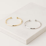 Hemisphere Bangle Silver