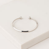 Hemisphere Bangle Silver