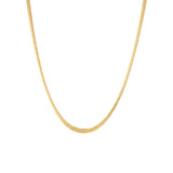 Herringbone Chain Necklace Gold