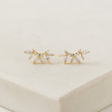 Holly Climber Earrings Gold