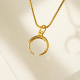 Horn Charm Necklace
