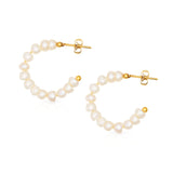 Isola Pearl Hoop Earrings