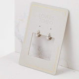 Bea 10mm Huggie Hoop Earrings Silver