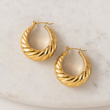 Jolie Hoop Earrings