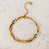 Josie Twist Herringbone Bracelet