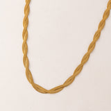 Josie Twist Herringbone Necklace