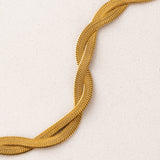 Josie Twist Herringbone Necklace