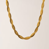 Josie Twist Herringbone Necklace