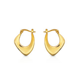 Lila Hoop Earrings