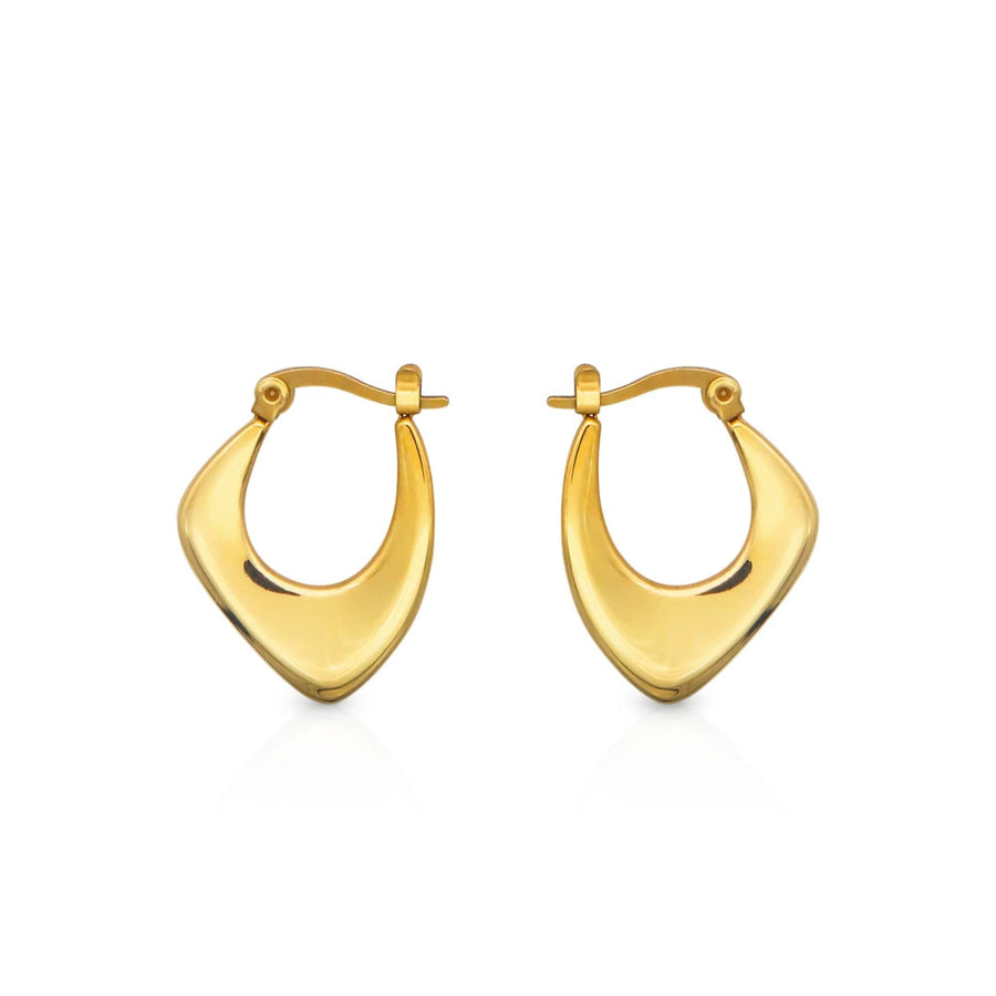 Lila Hoop Earrings